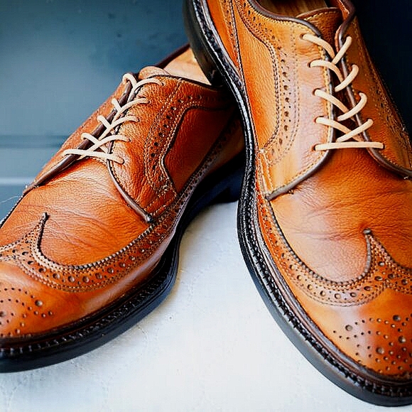 Allen Edmonds Other - Allen Edmonds 9.5-D US Brown McNeil Wingtip Derby Dress Shoes